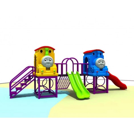 MPB Mini Play Booster Double Train Hut