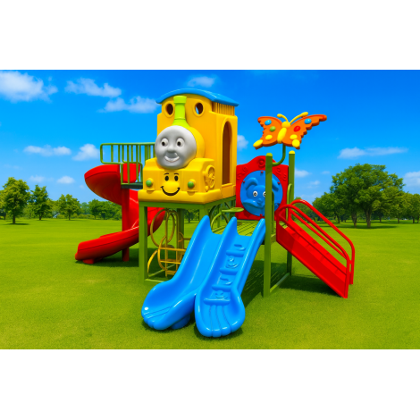  Mini Play Booster Train Hut Fiber glass
