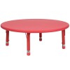 Montessori Round Table Adjustable Legs(Available on Demand)
