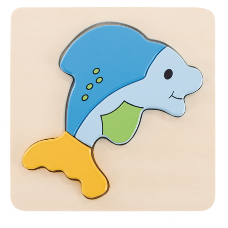 3D Fish Inset Puzzle