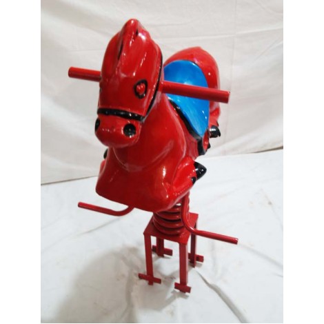 Horse Spring Rider Fiberglass